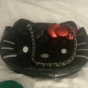 Loungefly Hello Kitty bag $80 black patented leather